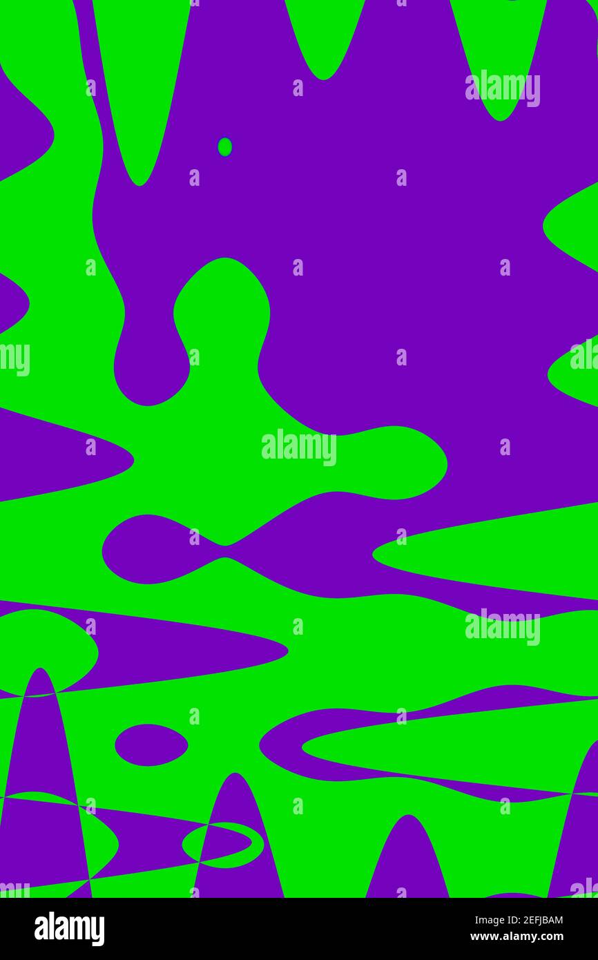 dark purple and bright green abstract background Stock Photo