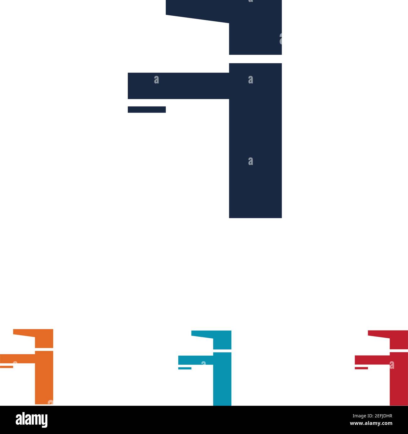 Faucets icons,Water tap icon. Vector illustration design Stock Vector