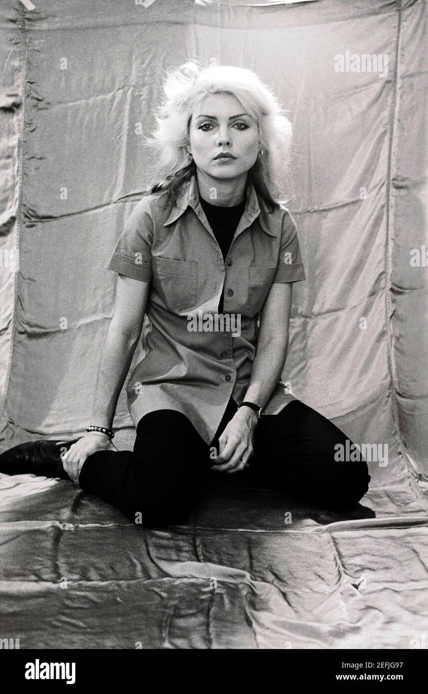 Debbie Harry of Blondie photographed in Philadelphia while on a press tour to promote the album Parallel Lines, 1978.Credit: Scott Weiner/MediaPunch Stock Photo