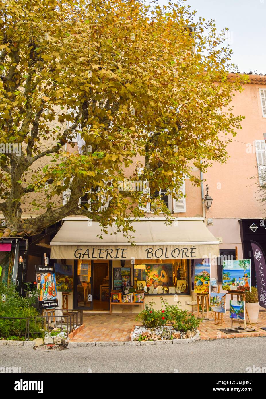 Galerie Bolore, Mougins, South Of France. Stock Photo
