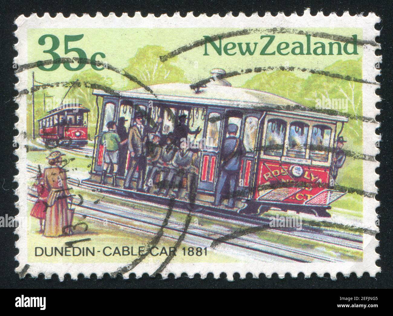 NEW ZEALAND CIRCA 1985 stamp printed by New Zealand, shows Dunedin