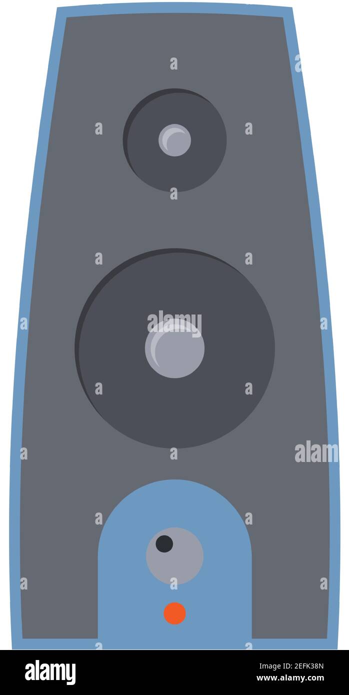 Computer speaker vector isolated on white background Stock Vector Image ...