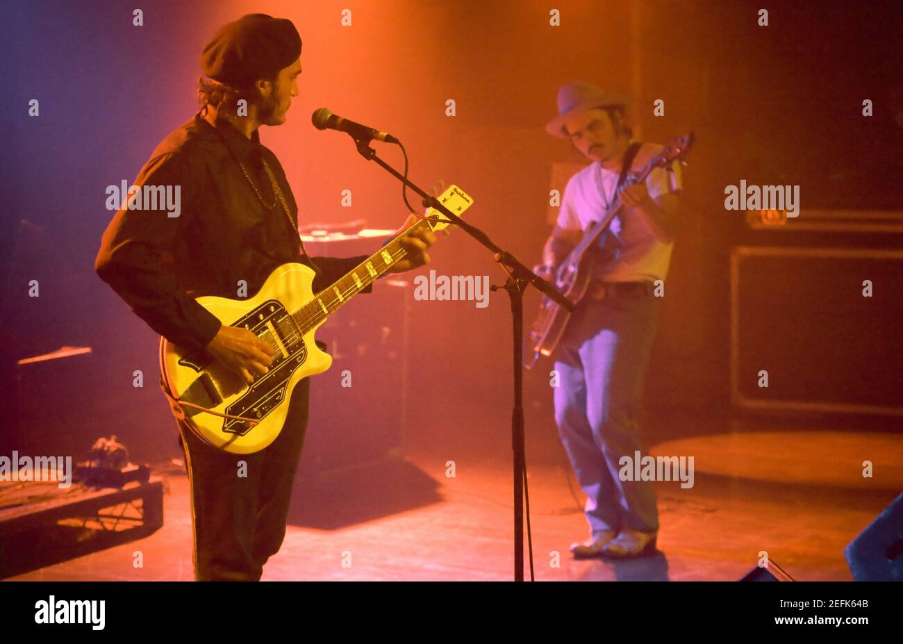 Night Beats performing live on stage at Scala in London Stock Photo Alamy