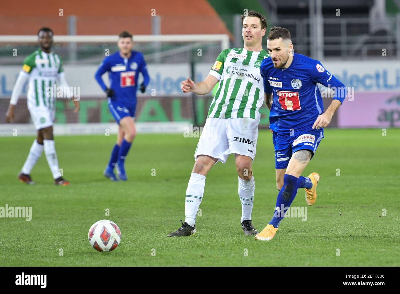 February 17 2021 St Gallen Kybunpark Soccer Super League Fc St Gallen 1879 Fc Luzern 9