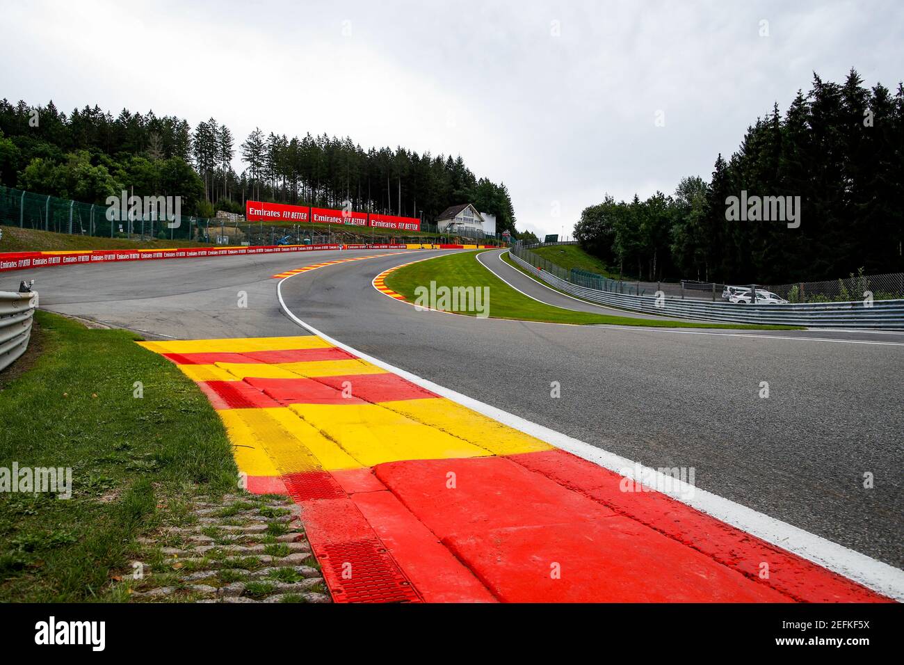 Track kerb details during the Formula 1 Rolex Belgian Grand Prix 2020 ...