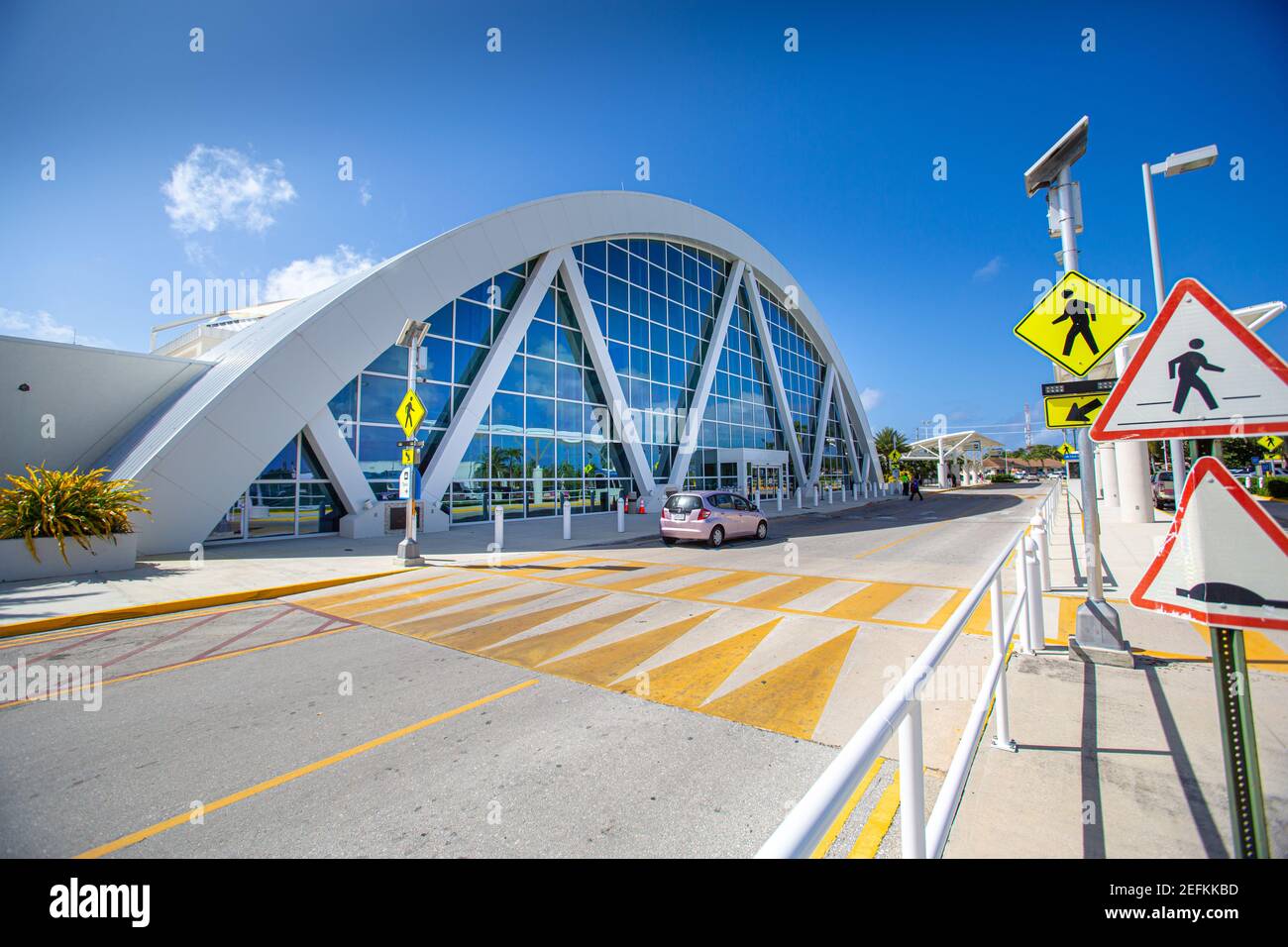 Stunning View of the Owen Roberts International Airport Terminal