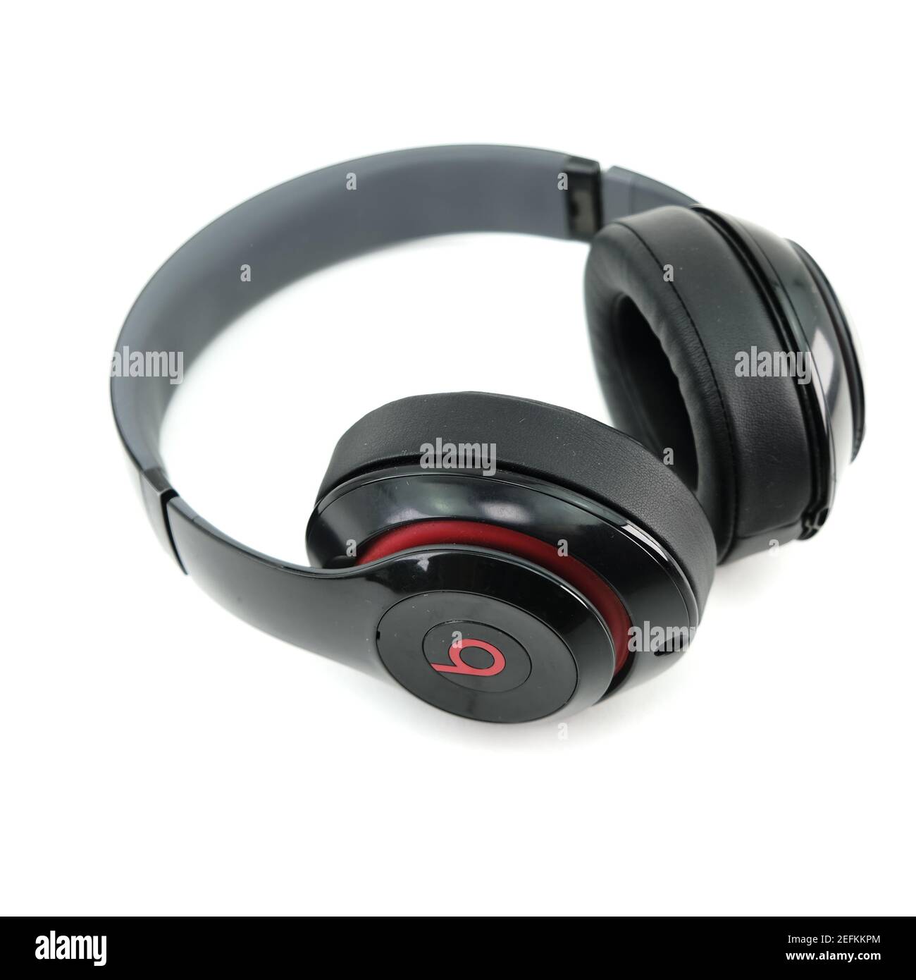 Beats by Dr. Dre wireless bluetooth headset on white background Stock Photo  - Alamy