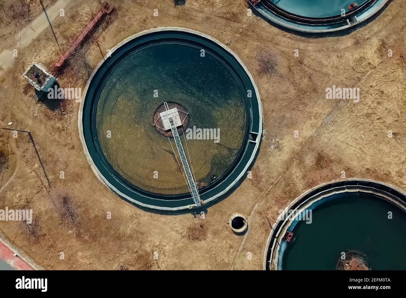 Treatment facilities, wastewater treatment infrastructure. Sewage