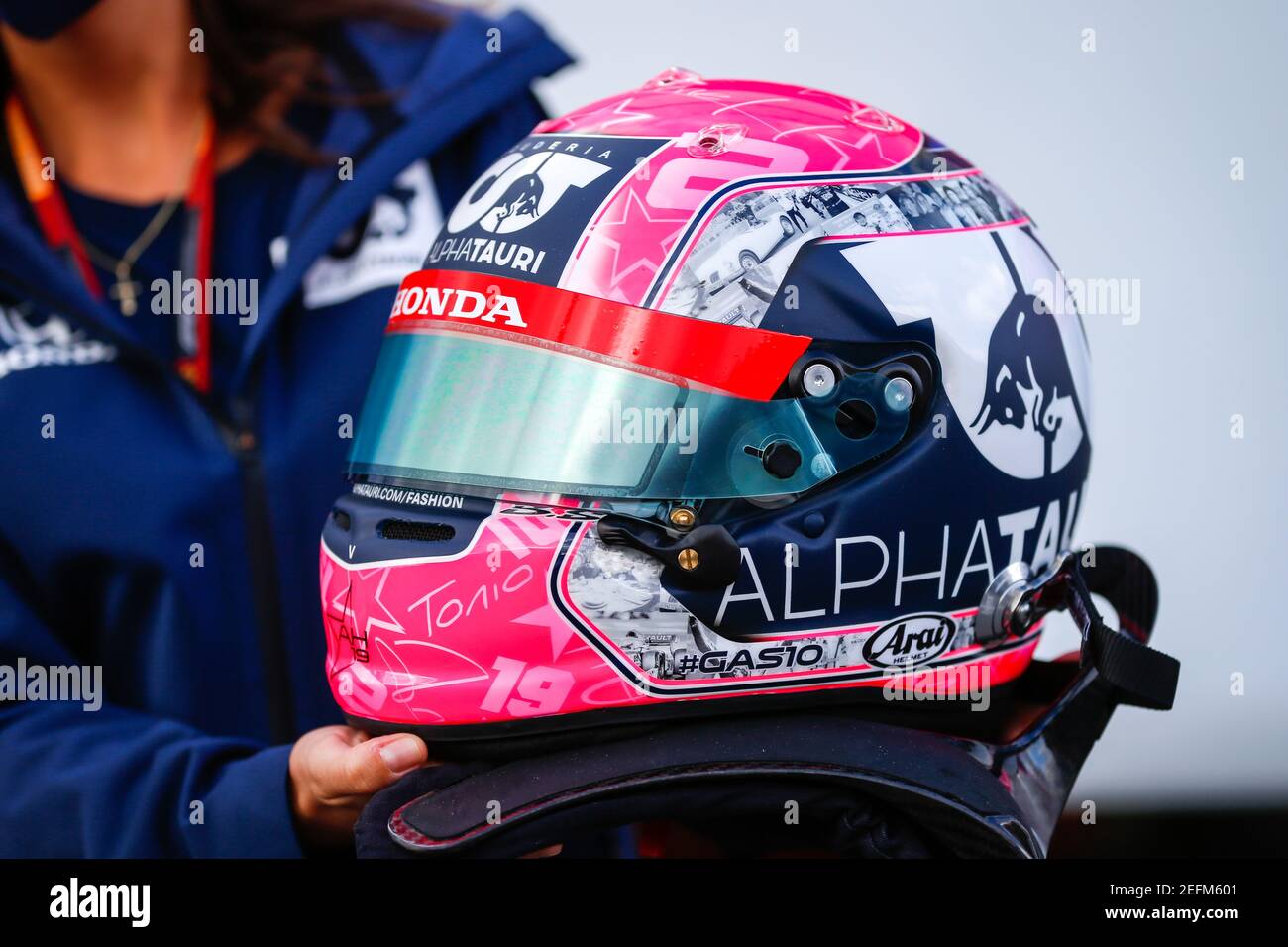 GASLY Pierre (fra), Scuderia AlphaTauri Honda AT01, portrait helmet, casque,  during the Formula 1 Rolex Belgian Grand Prix 2020, from August 28 to 30,  2020 on the Circuit de Spa-Francorchamps, in Stavelot,