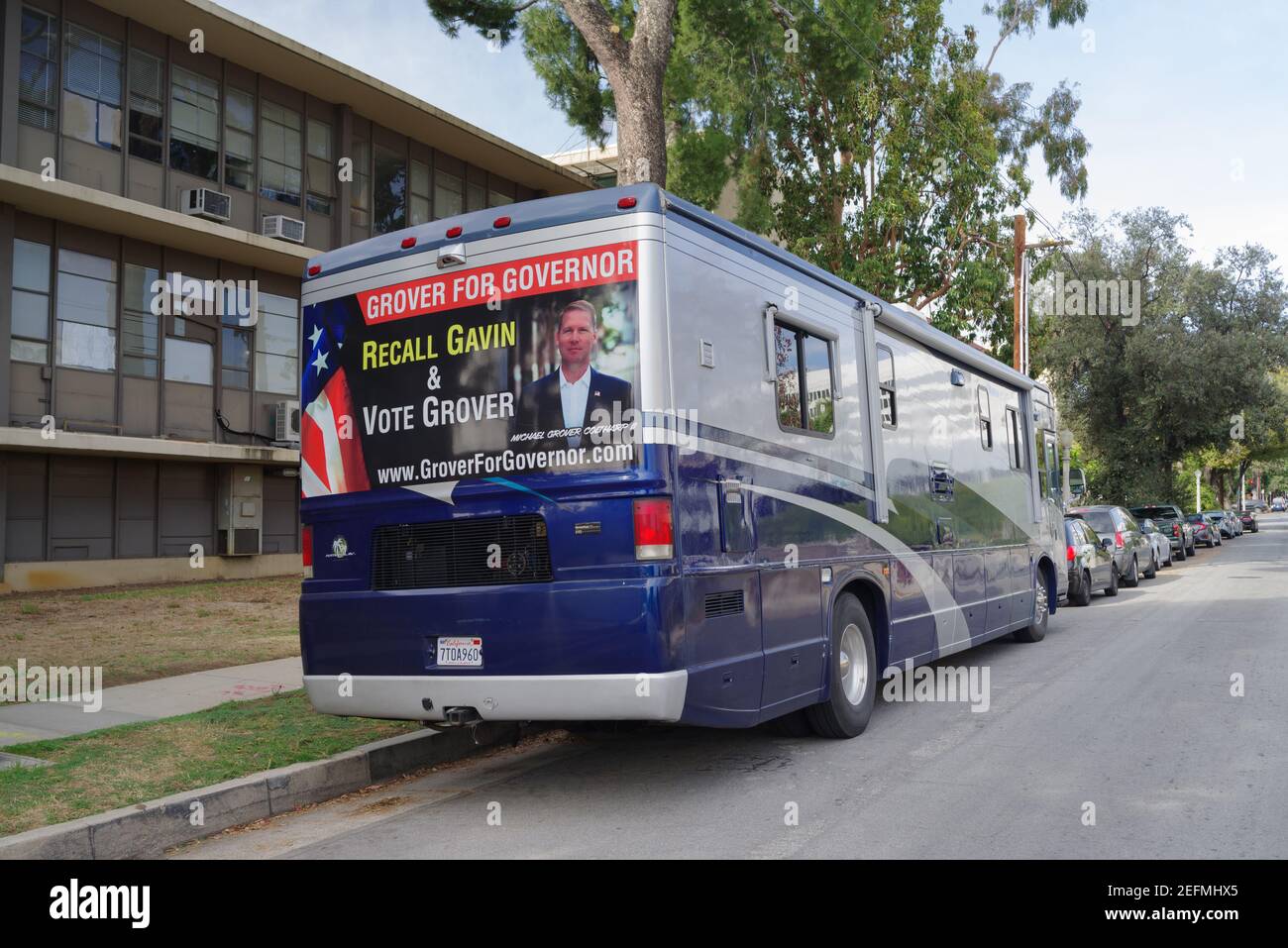 Chef Rv Politics A recreational vehicle, RV, repurposed for political campaign transport ...