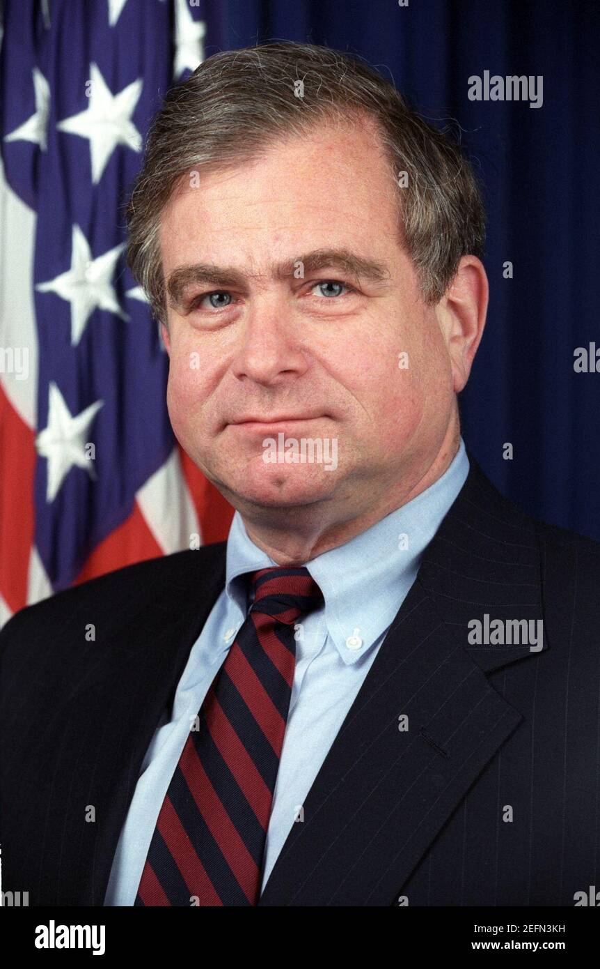 Official Portrait of United States National Security Advisor Samuel Richard ''Sandy'' Berger. Stock Photo