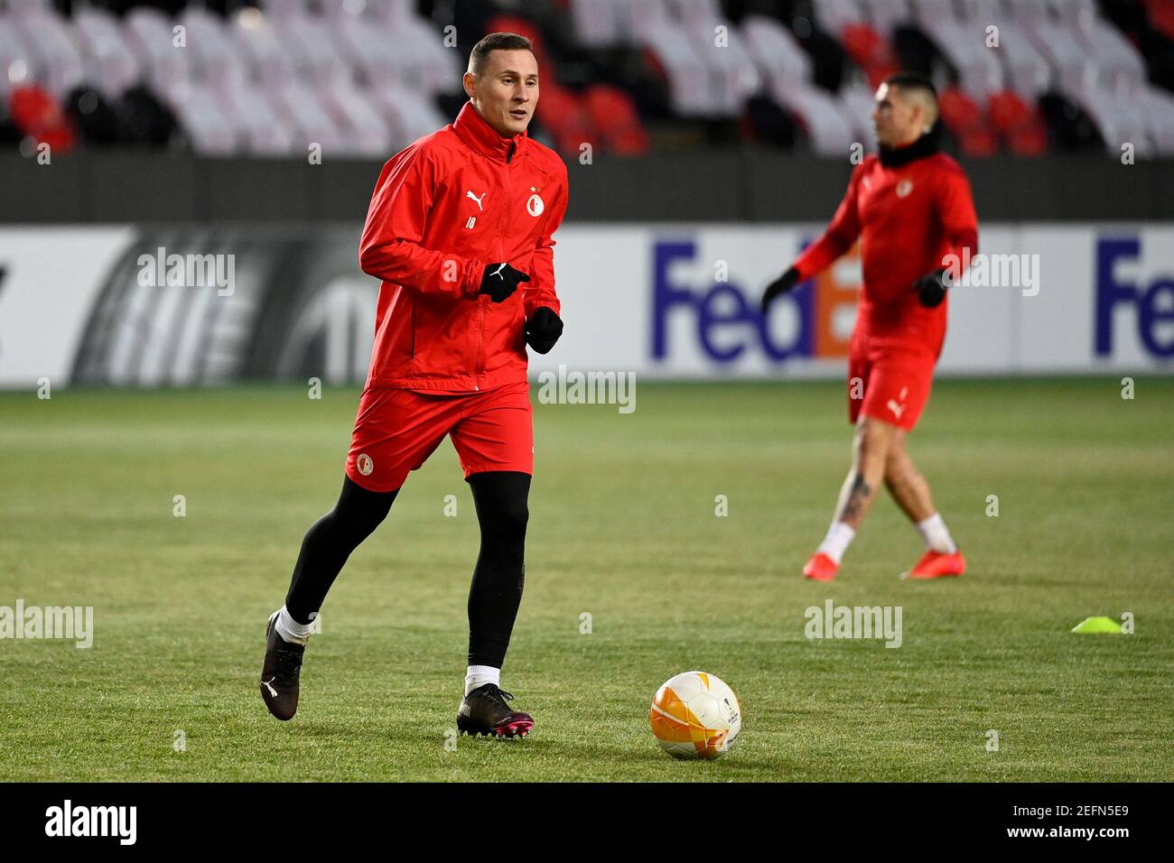 Sk Slavia Praha Training High Resolution Stock Photography And Images Alamy