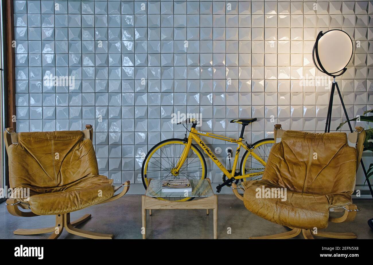 The Design Hotel Tipografia Do Conto in Porto Portugal Stock Photo