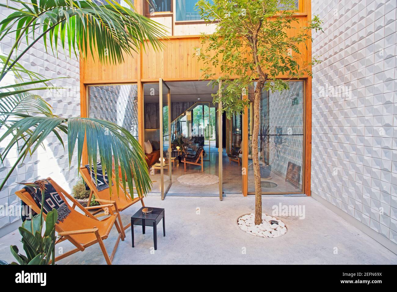 The Design Hotel Tipografia Do Conto in Porto Portugal Stock Photo