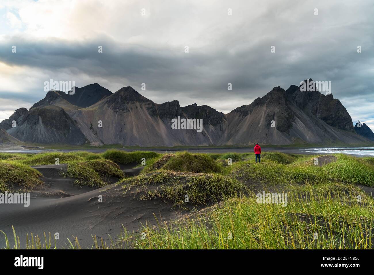 Lonely black woman admiring sea hi-res stock photography and images - Alamy