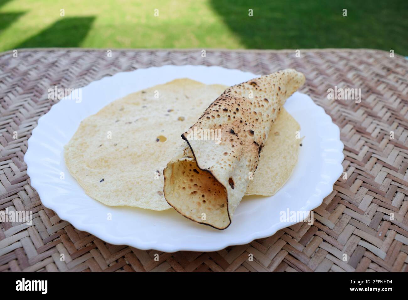 Popular Indian savoury snack eaten with lunch dinner or just snacks