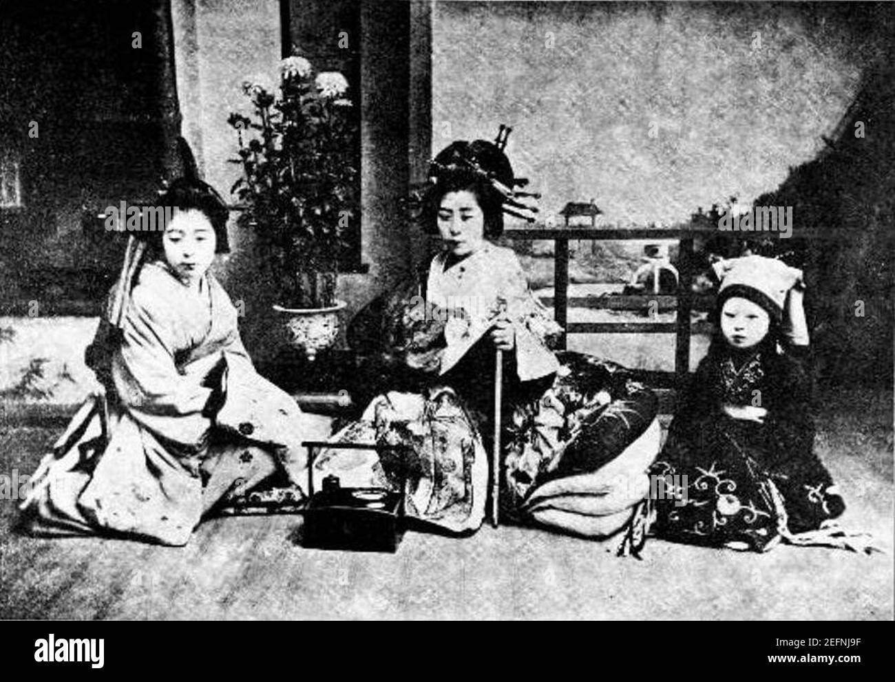 Oiran Black and White Stock Photos & Images - Alamy