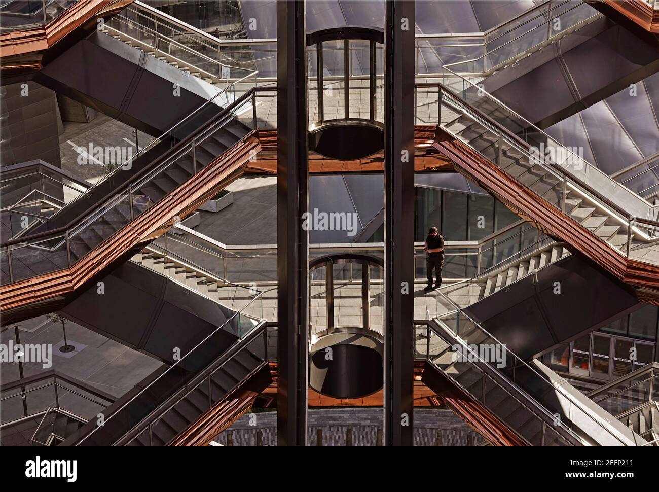 the Vessel sculpture in Hudson Yards in Manhattan NYC Stock Photo Alamy
