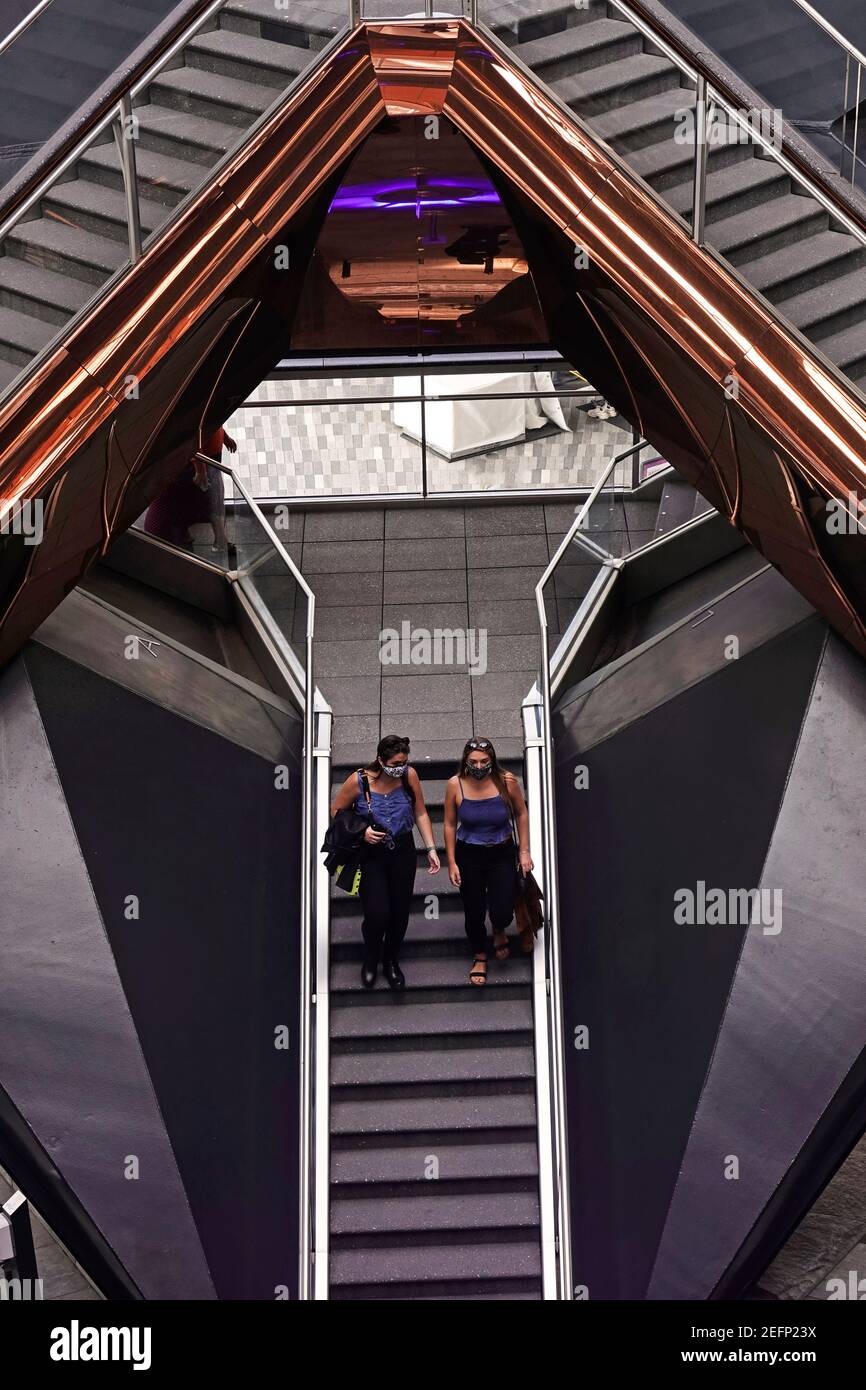 the Vessel sculpture in Hudson Yards in Manhattan NYC Stock Photo Alamy