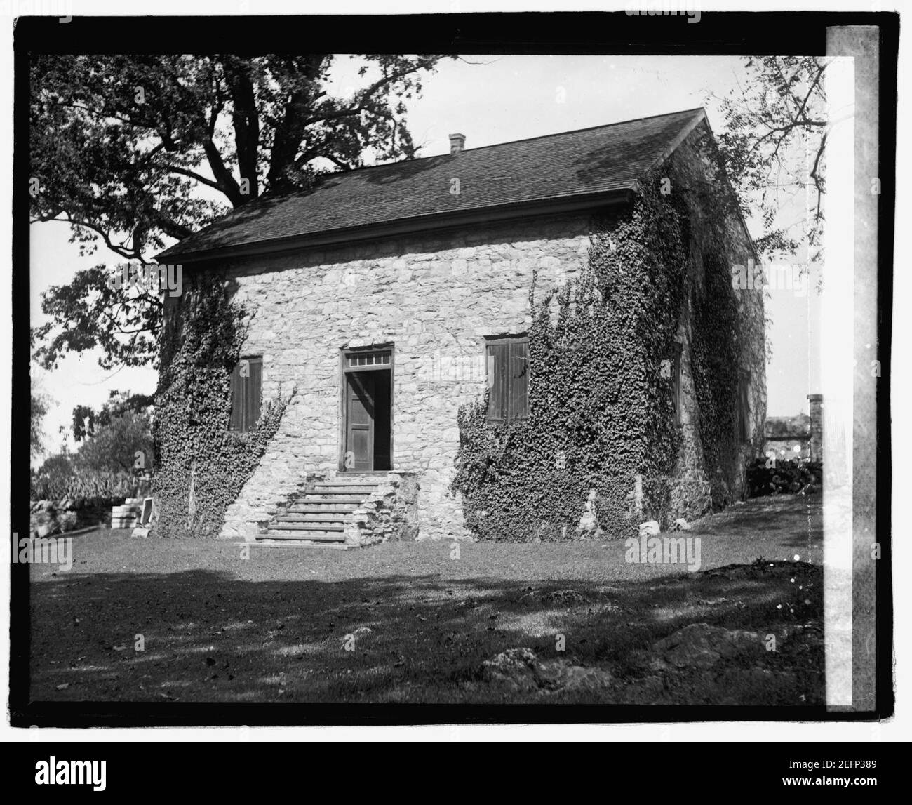 Old chapel, Clarke County, Virginia, near Berryville Stock Photo