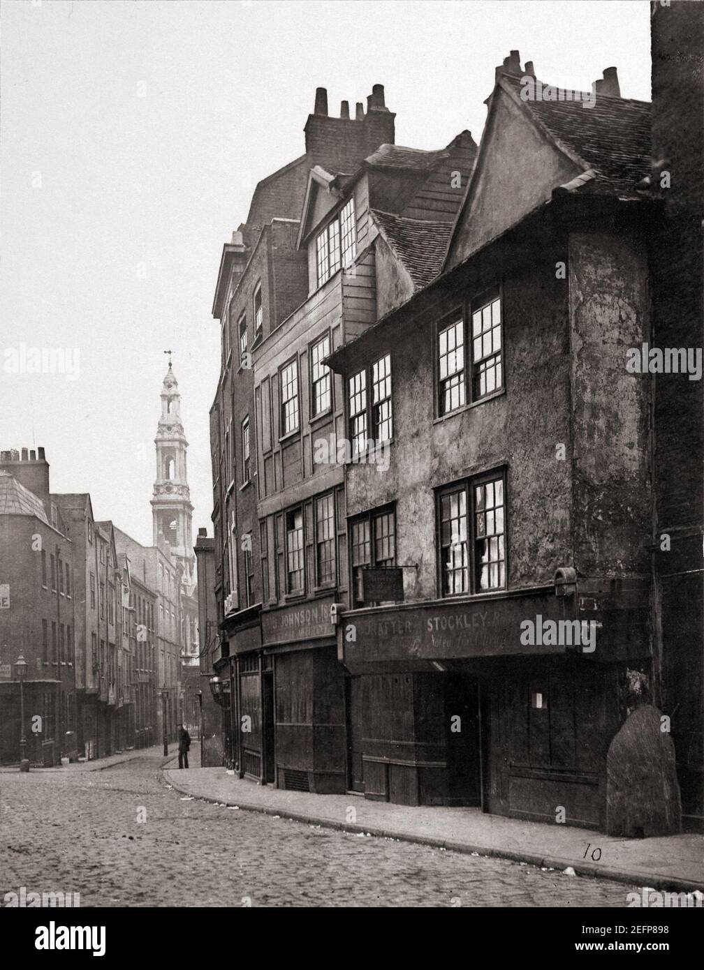 Old houses in Drury Lane Stock Photo Alamy