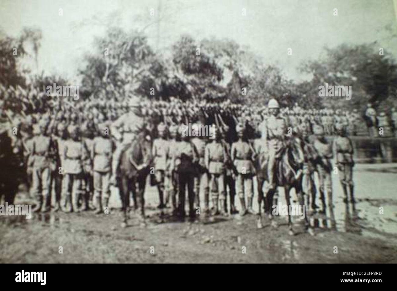 Old India Photos - Tatya Tope and troops, 1857. Stock Photo