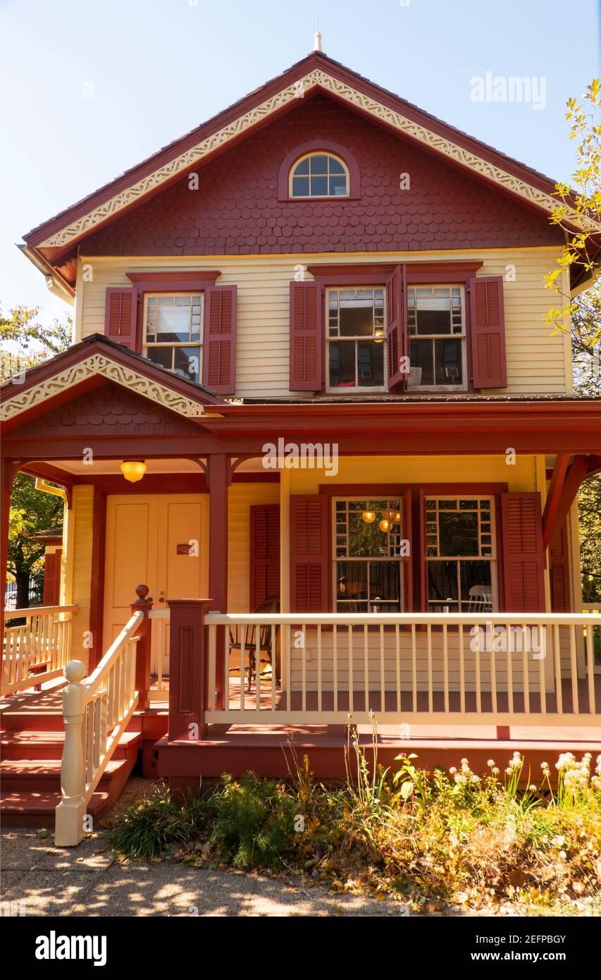 Lewis Latimer House in Queens New York City Stock Photo Alamy