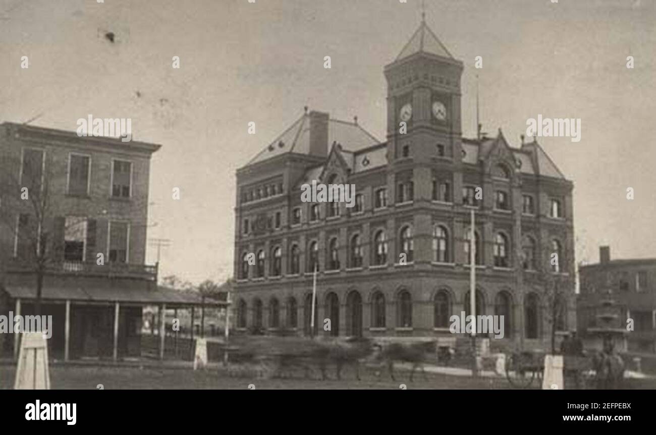 Old post office Montgomery Stock Photo Alamy
