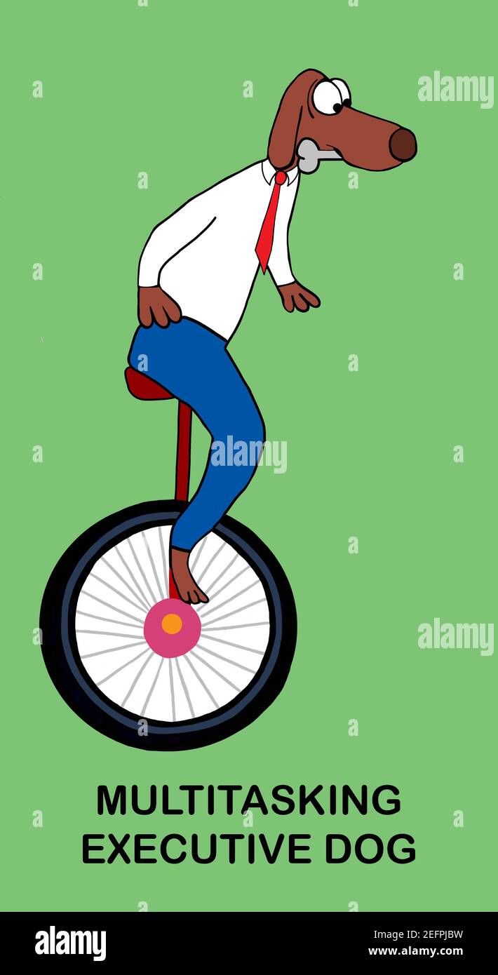 Work life balance cartoon hi-res stock photography and images - Alamy