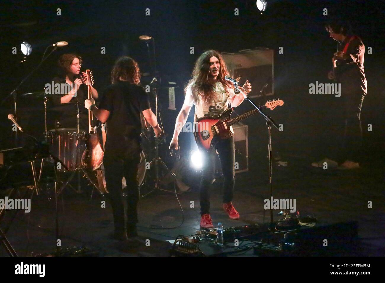 Kurt Vile and the Violators performing live on stage at the Roundhouse ...