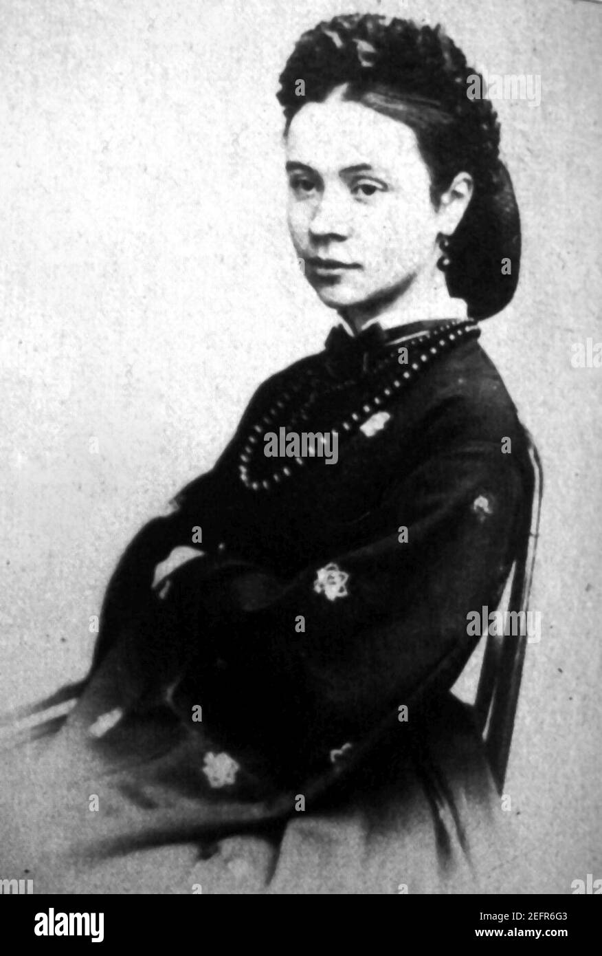 Olga Smirnitskaja (1837-1920). Stock Photo