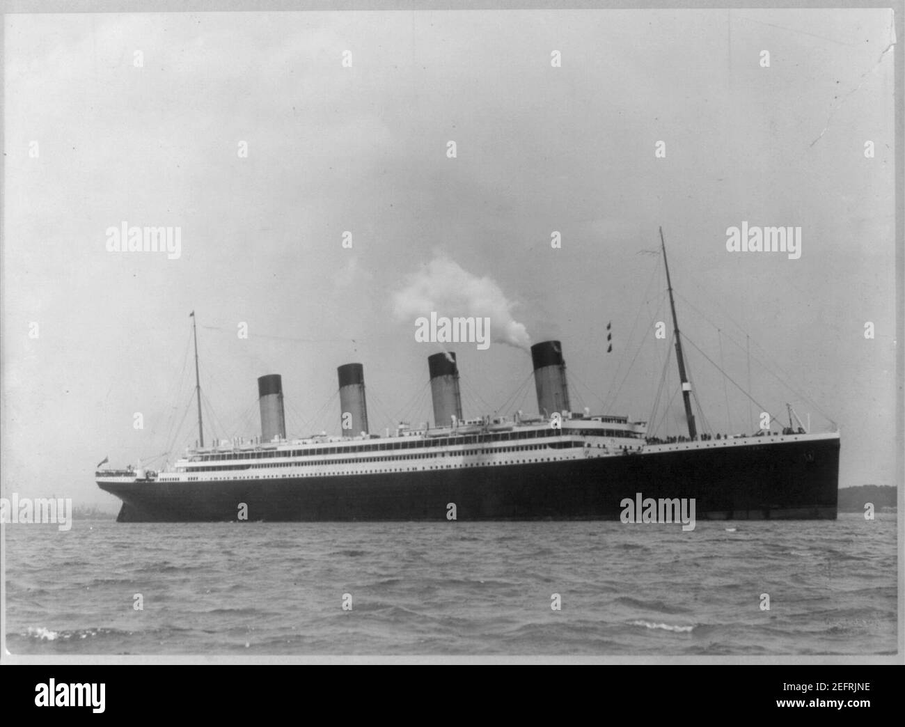 OLYMPIC - maiden voyage Stock Photo - Alamy