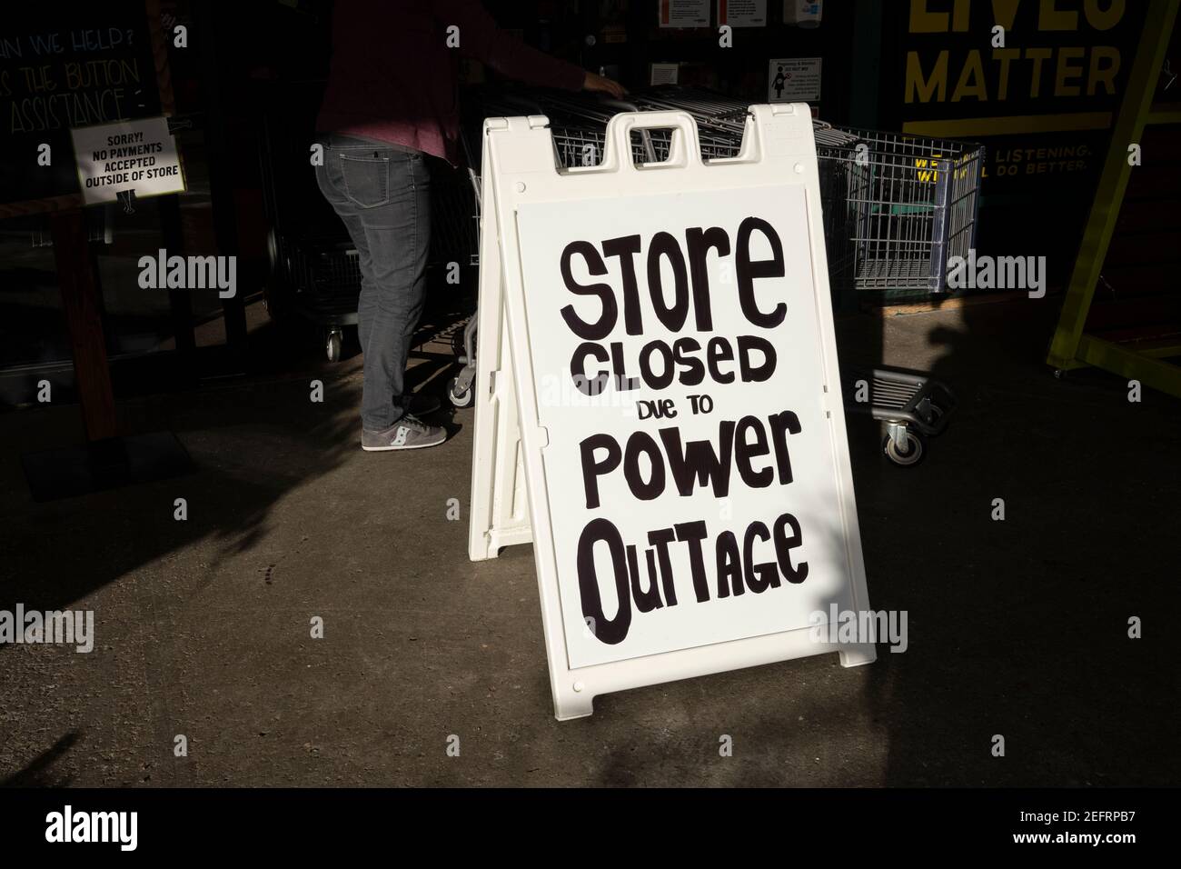 Snow storm power outage hi-res stock photography and images - Alamy