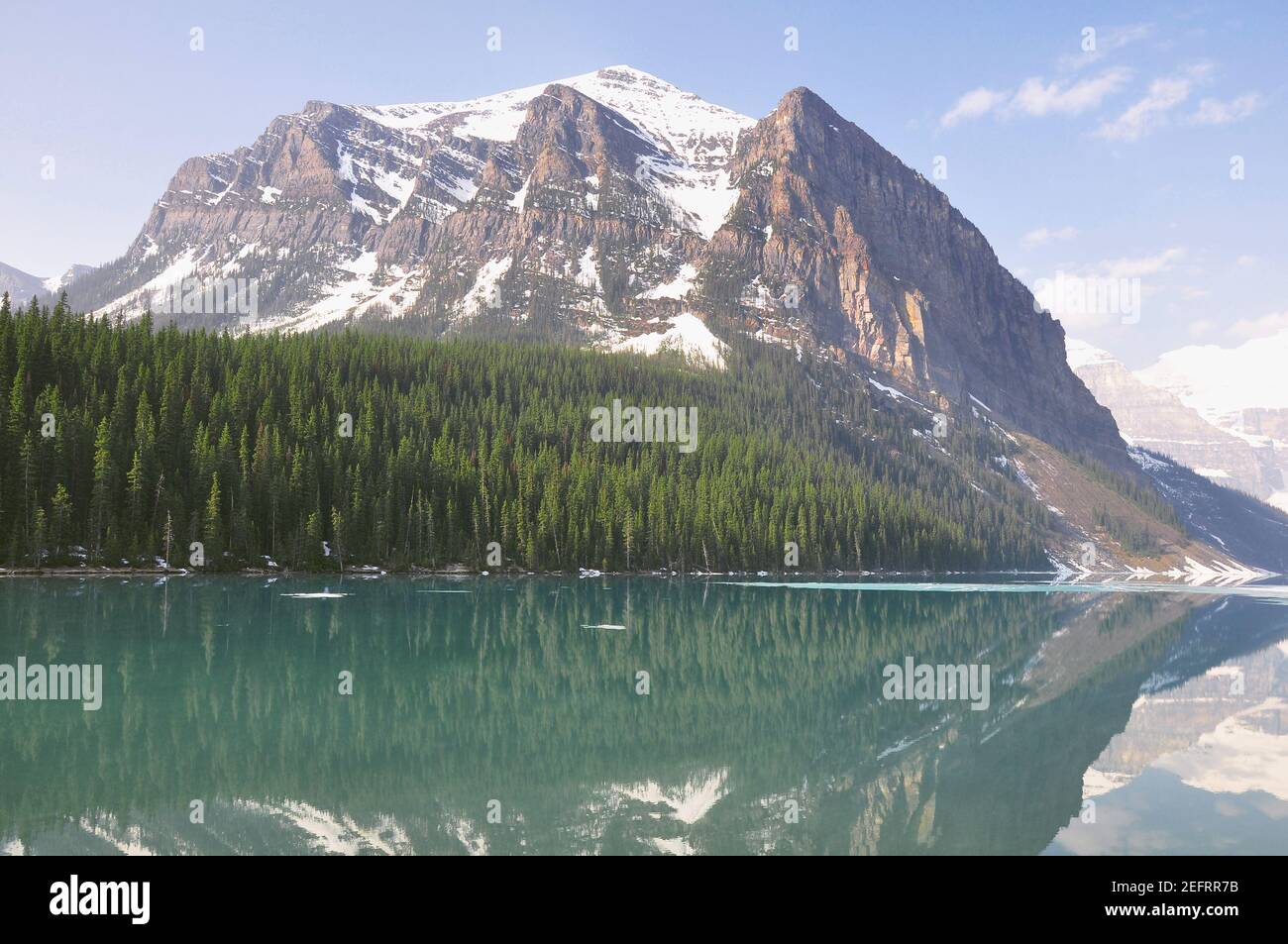 Lake Louise in Banff National park at sunrise. Canada Stock Photo - Alamy