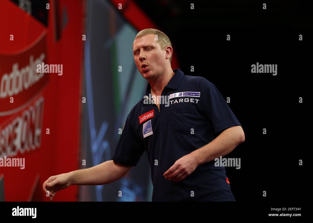 Scott rand during the world darts championship at alexandra palace hi