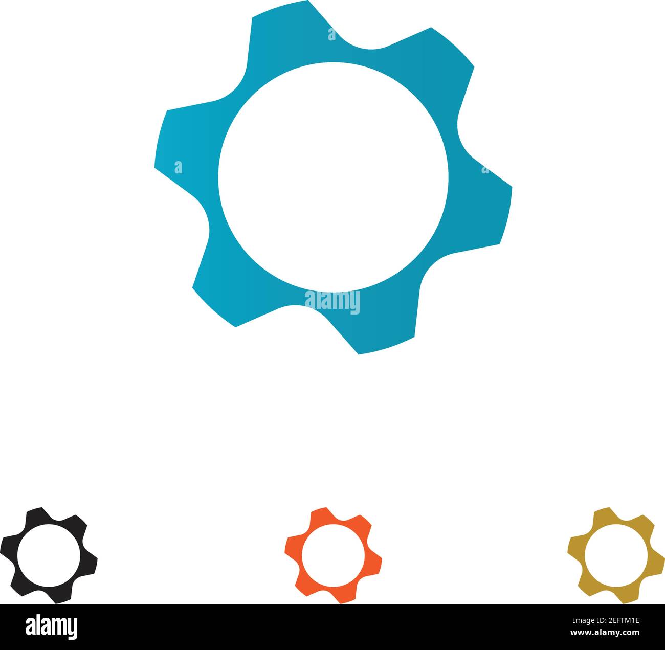 Gear Logo Template vector icon illustration design Stock Vector Image ...