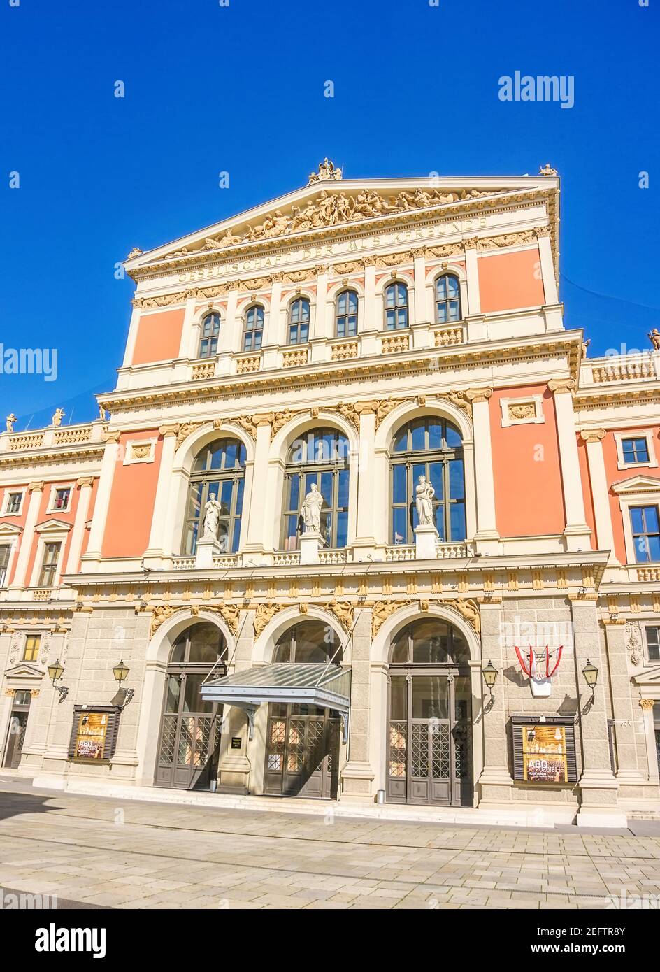 Vienna Austria July.30 2020, Musikverein Viennese Music Association ...