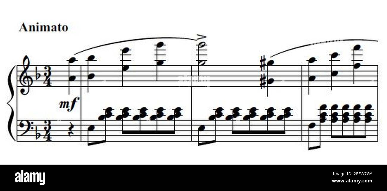 Opening of Abegg Variations Stock Photo Alamy