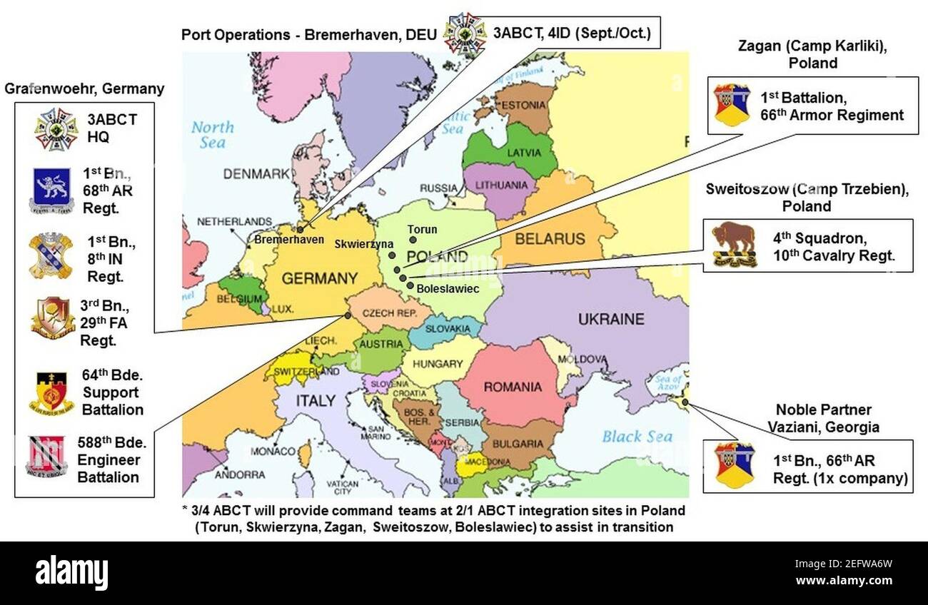 Operation ATLANTIC RESOLVE Map Stock Photo Alamy