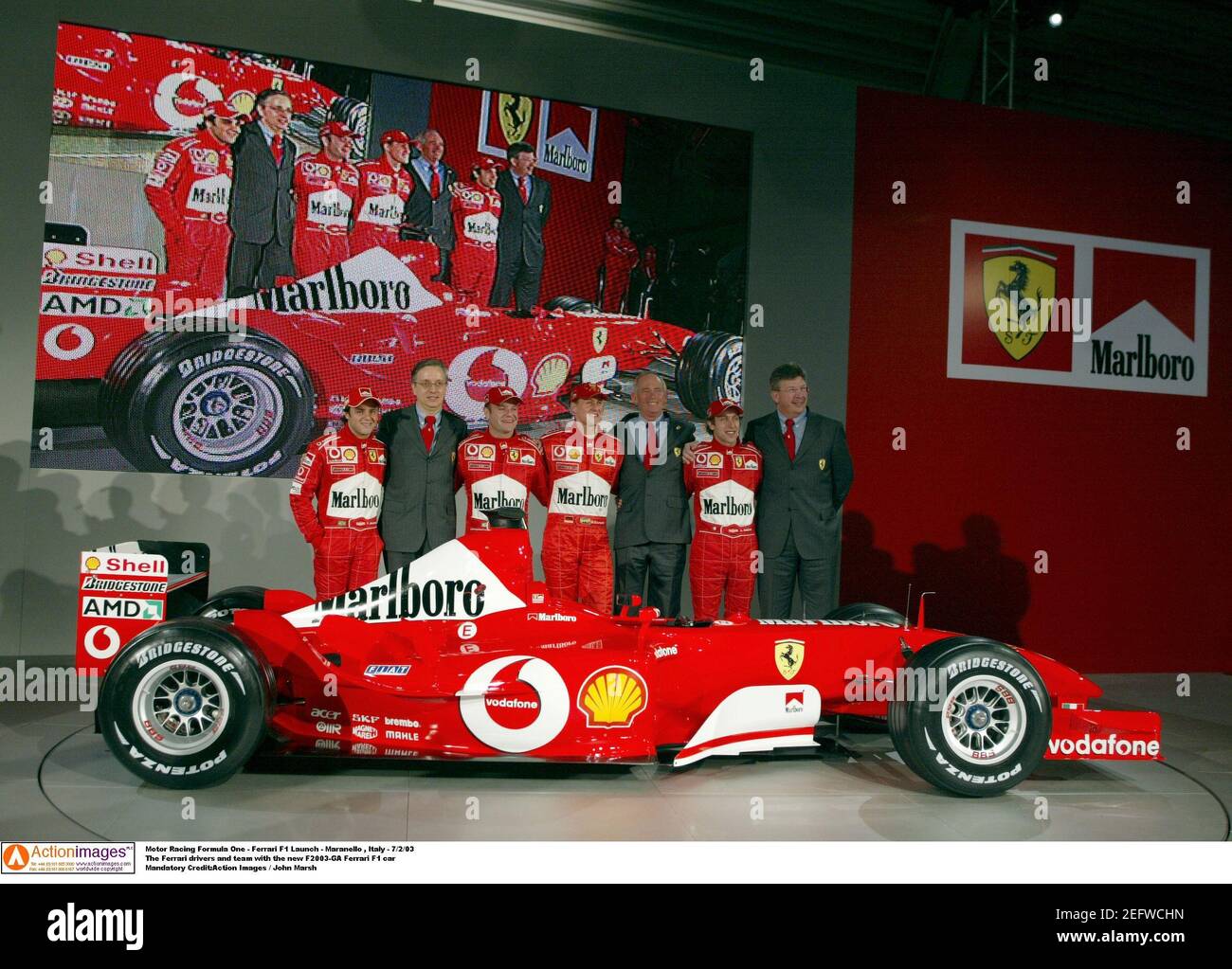 Ferrari f2003 ga hi-res stock photography and images - Alamy
