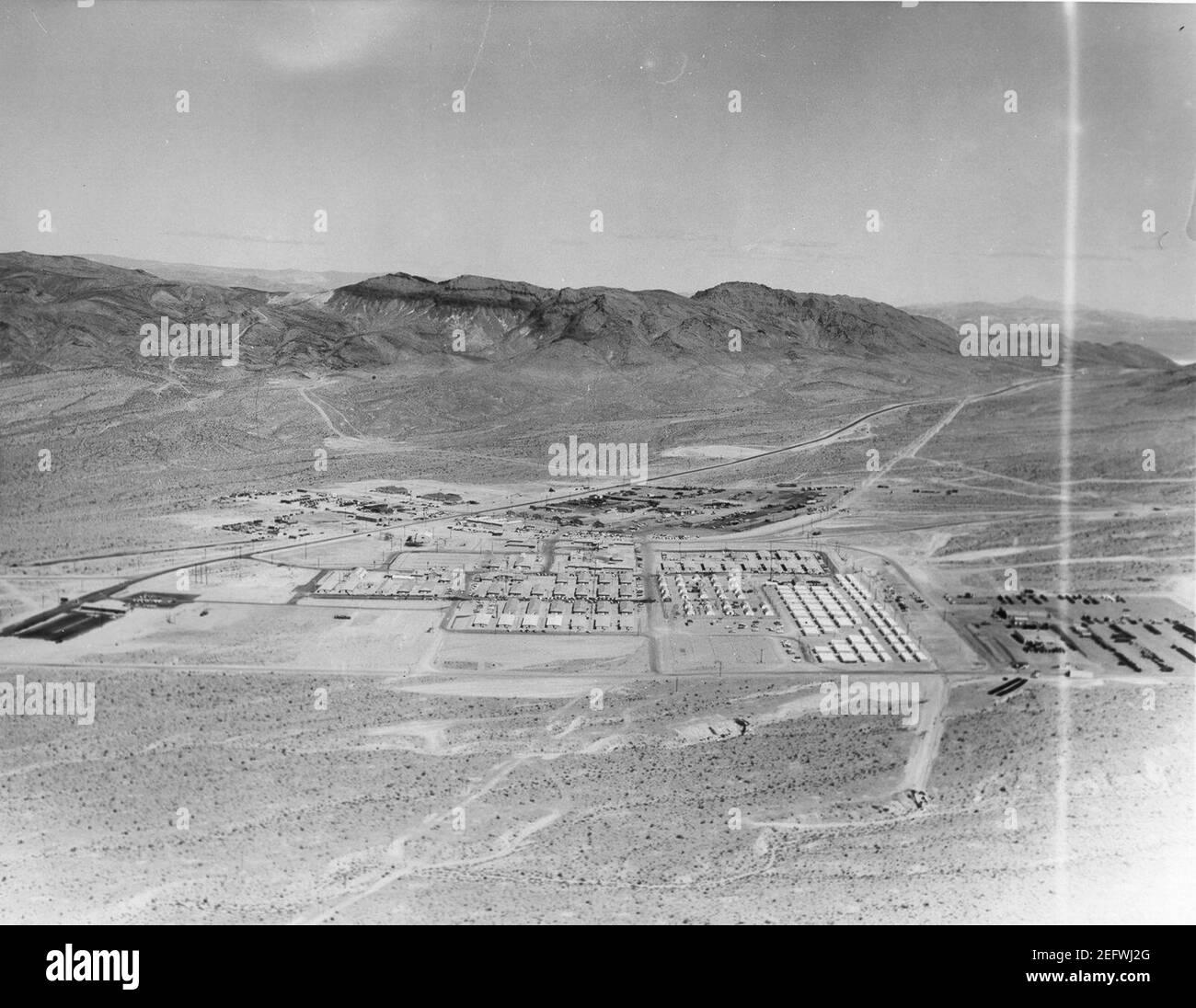 Operation Plumbbob - Camp Mercury. Stock Photo