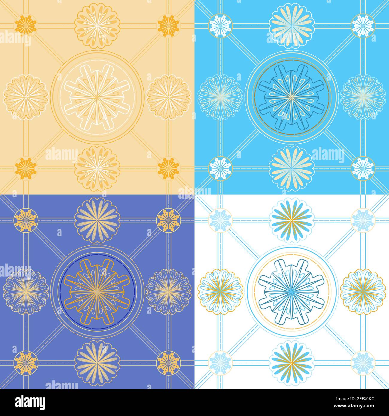 Set of seamless geometric patterns in japanese style Stock Vector Image ...