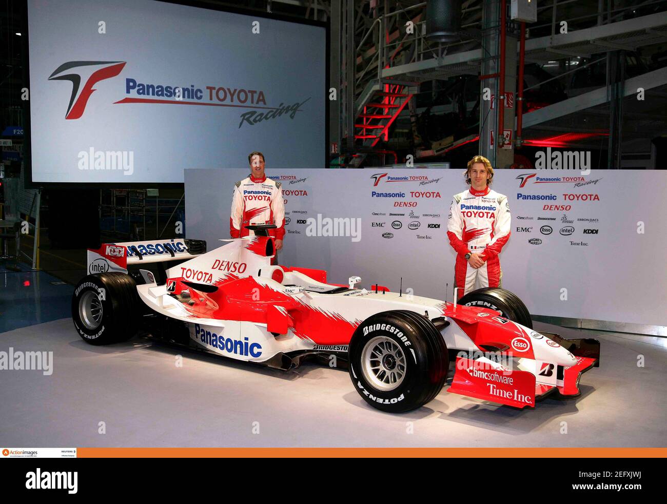 Ralf Schumacher Toyota Formula 1 Promo Card F1 1. 