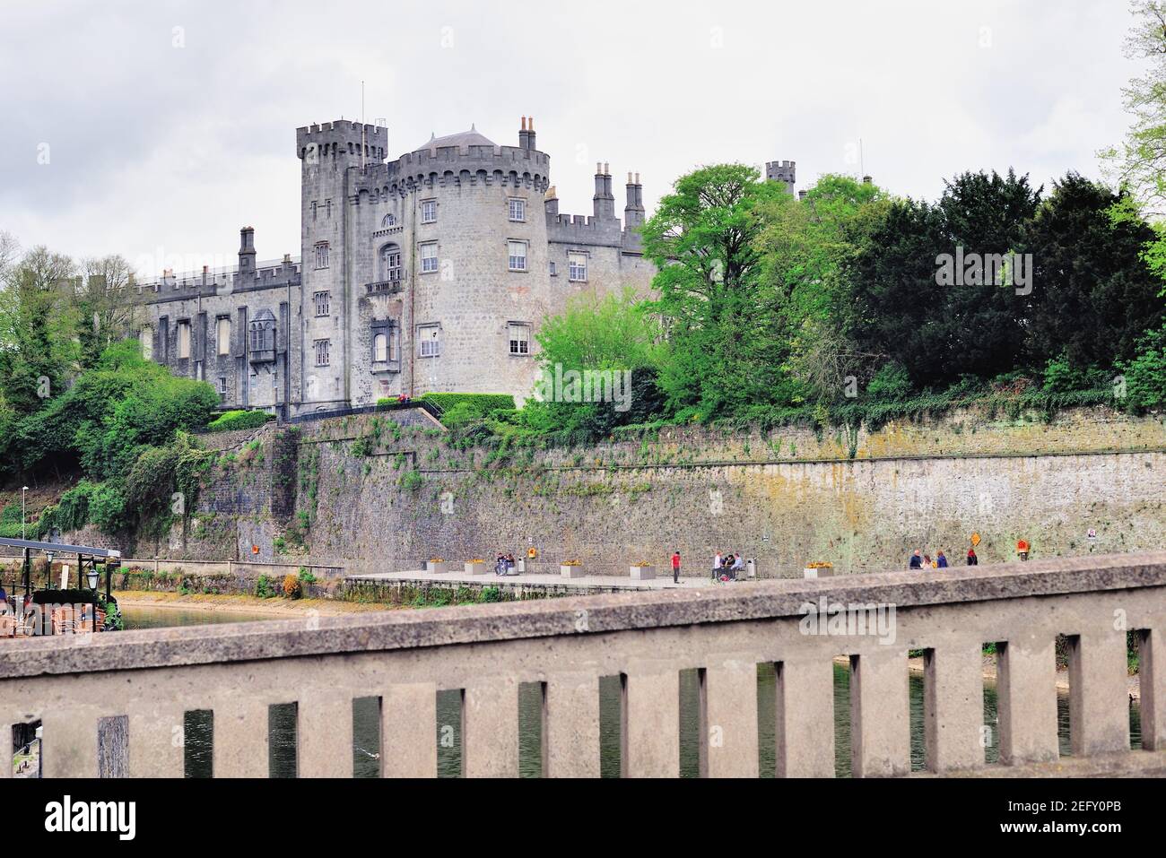 Kilkenny, County Kilkenny, Ireland. Kilkenny Castle seen from John's