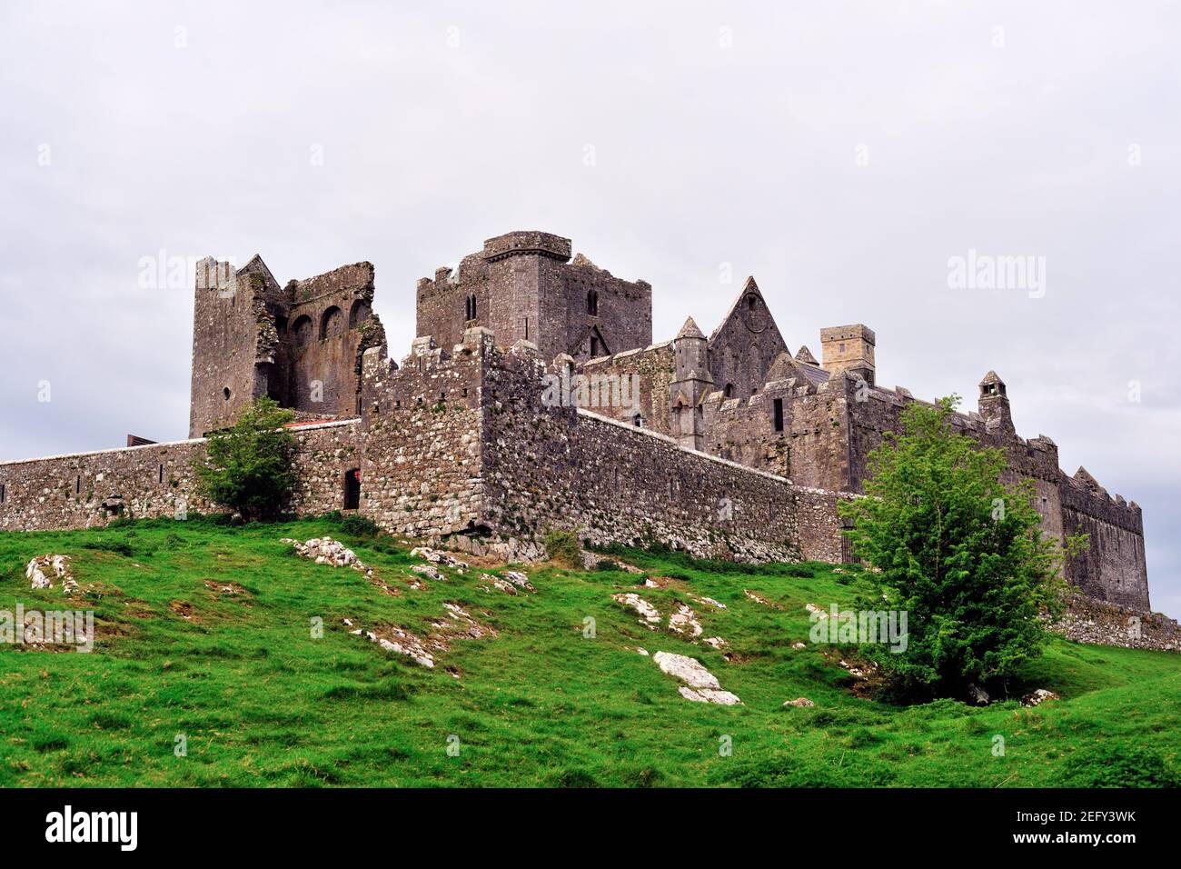 Cashel, County Tipperary, Ireland. The Rock of Cashel rising above the
