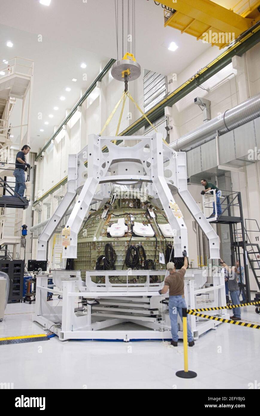 Orion Spacecraft in spacecraft KSC Stock Photo Alamy