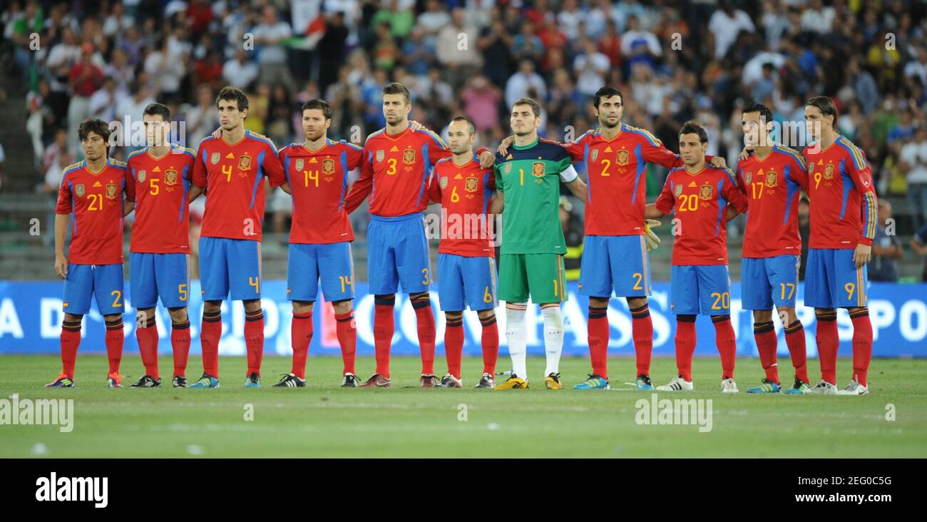 Line up italy vs spanyol
