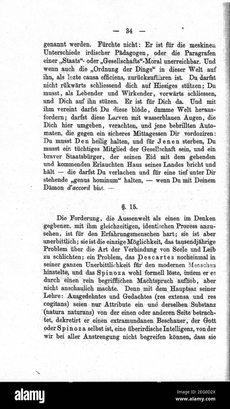 Oskar Panizza - Der Illusionismus und Die Rettung der Persönlichkeit - Seite 34. Stock Photo