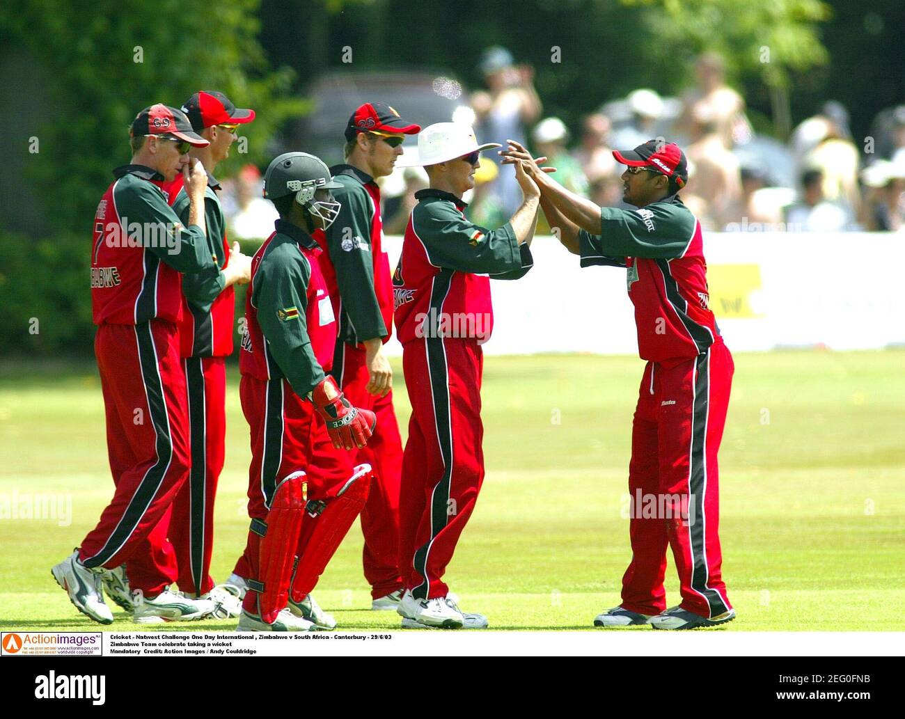 Zimbabwe cricket team celebrate hires stock photography and images Alamy