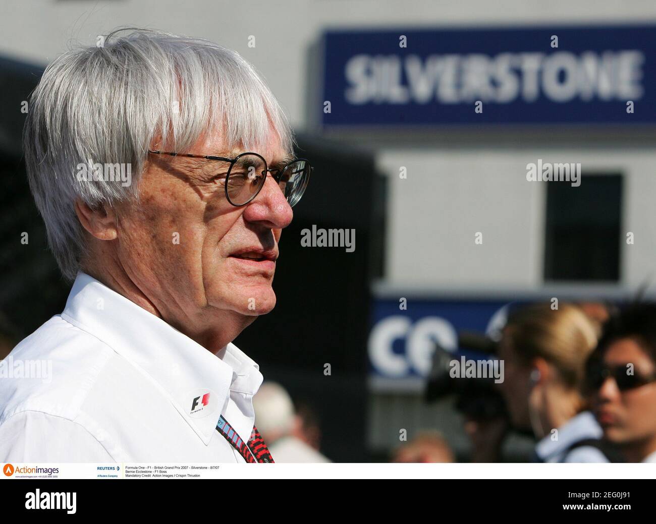Formula One - F1 - British Grand Prix 2007 - Silverstone - 8/7/07 Bernie  Ecclestone - F1 Boss Mandatory Credit: Action Images / Crispin Thruston  Stock Photo - Alamy